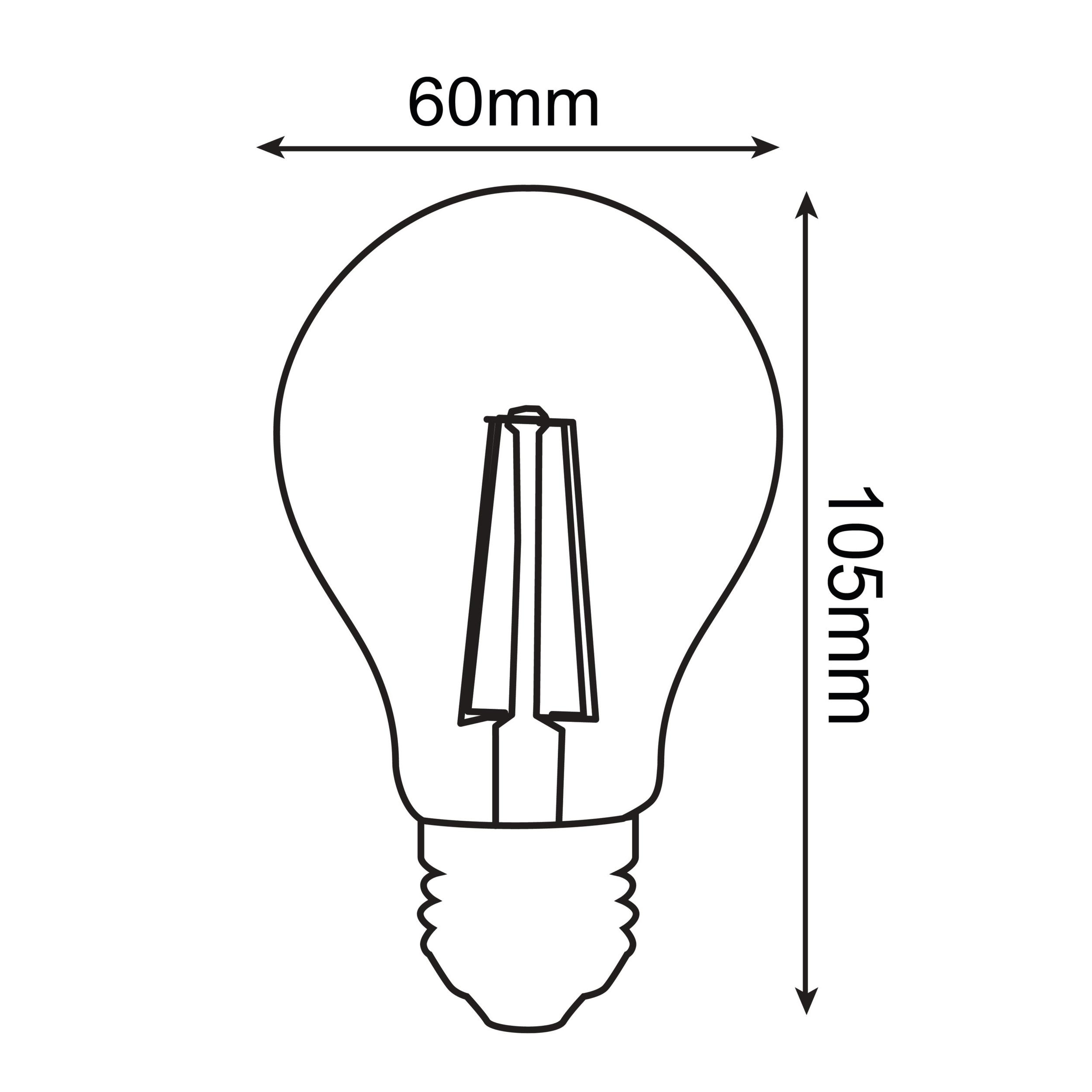Світлодіодна лампа FILAMENT GLOBE-10 10W Е27 2700К — фото 2 з 2
