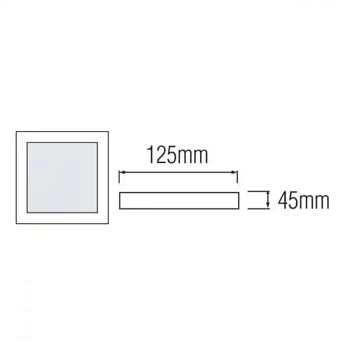 Світлодіодний світильник CARLA-18/SQ 18W 4200К — фото 2 з 3