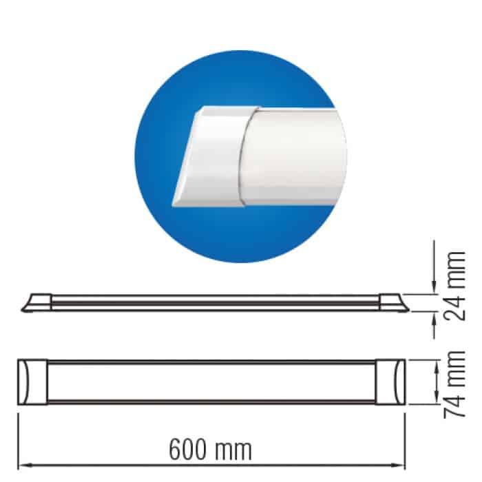 Світлодіодний світильник TETRA/SQ-27 27W 4200K — фото 2 з 2