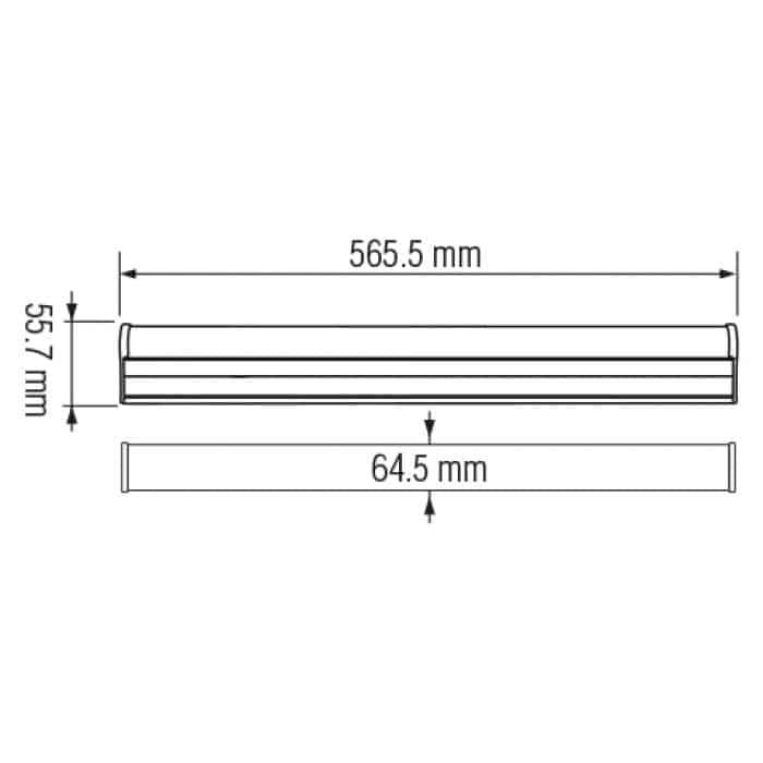 Світлодіодний світильник вологозахищений PROLINE-20 20W 6400К — фото 2 з 2