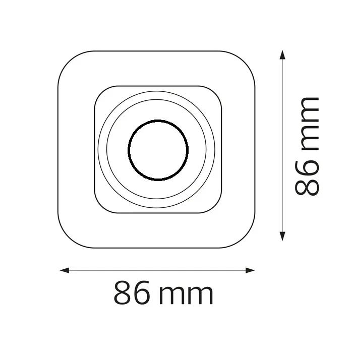 Світлорегулятор чорний-золото ELA — фото 2 з 5