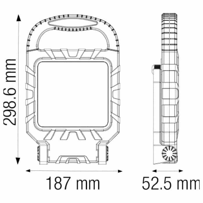 Прожектор світлодіодний PROPORT-45 45W — фото 3 з 4