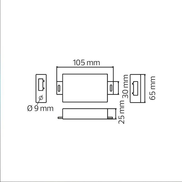 Підсилювач світлодіодної стрічки RGB AMPLIFIER 12A — фото 2 з 2
