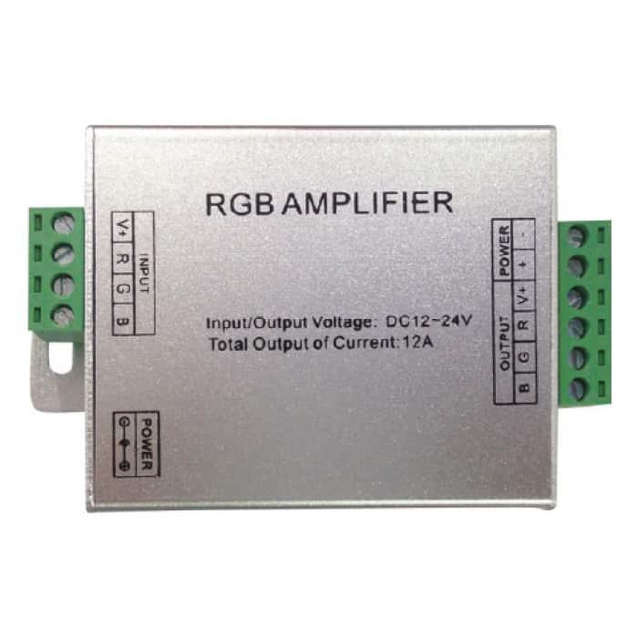 Підсилювач світлодіодної стрічки RGB AMPLIFIER 12A — фото 1 з 2