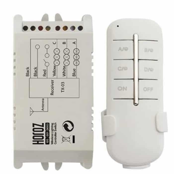 Пульт для люстр трьохлінійний CONTROLLER-3 max 300W — фото 1 з 2