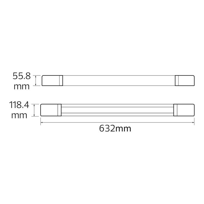 Світлодіодний світильник вологозахищений OKYANUS-36 36W 4200K — фото 2 з 2