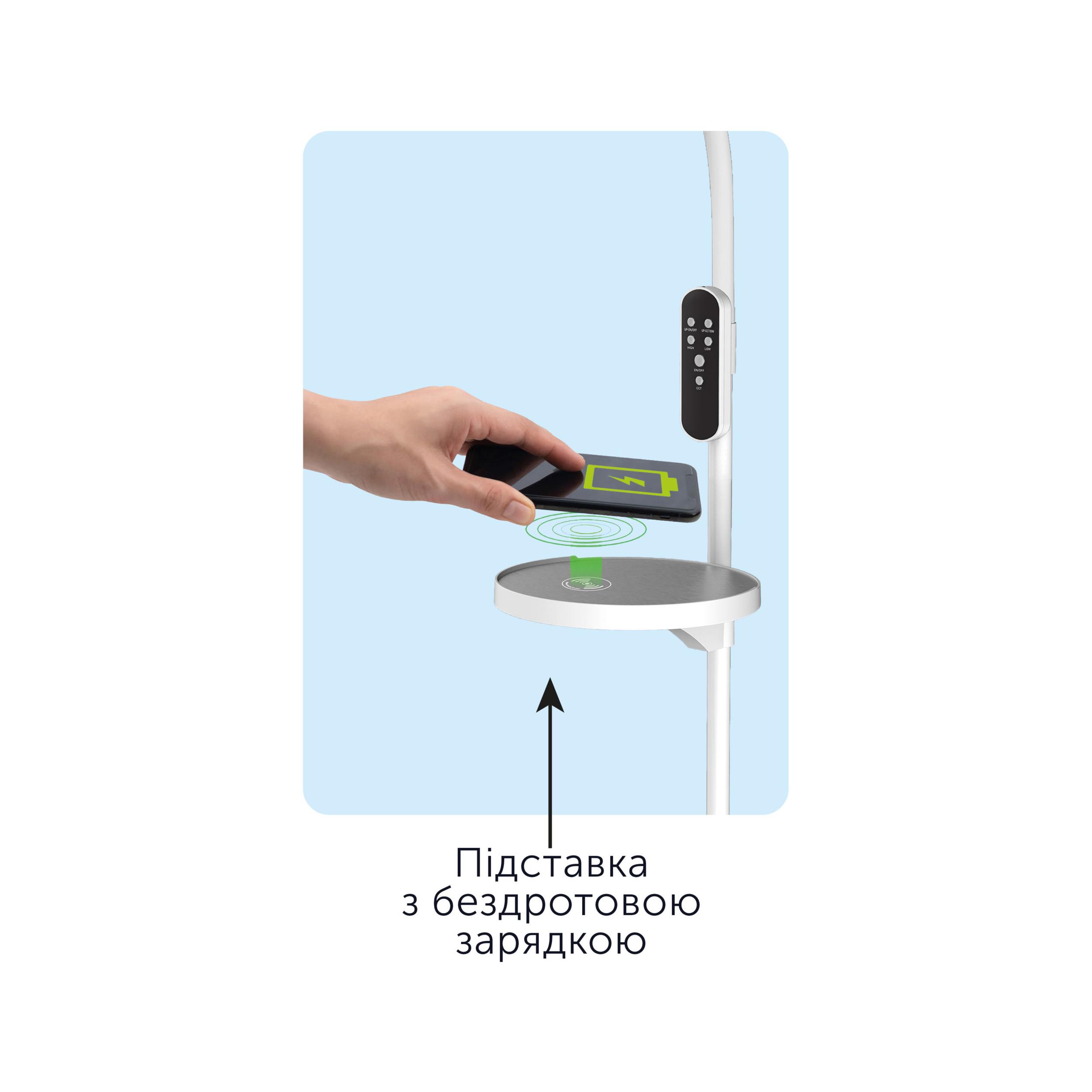 Світлодіодний торшер NORMAN-C 15W чорний — фото 3 з 3