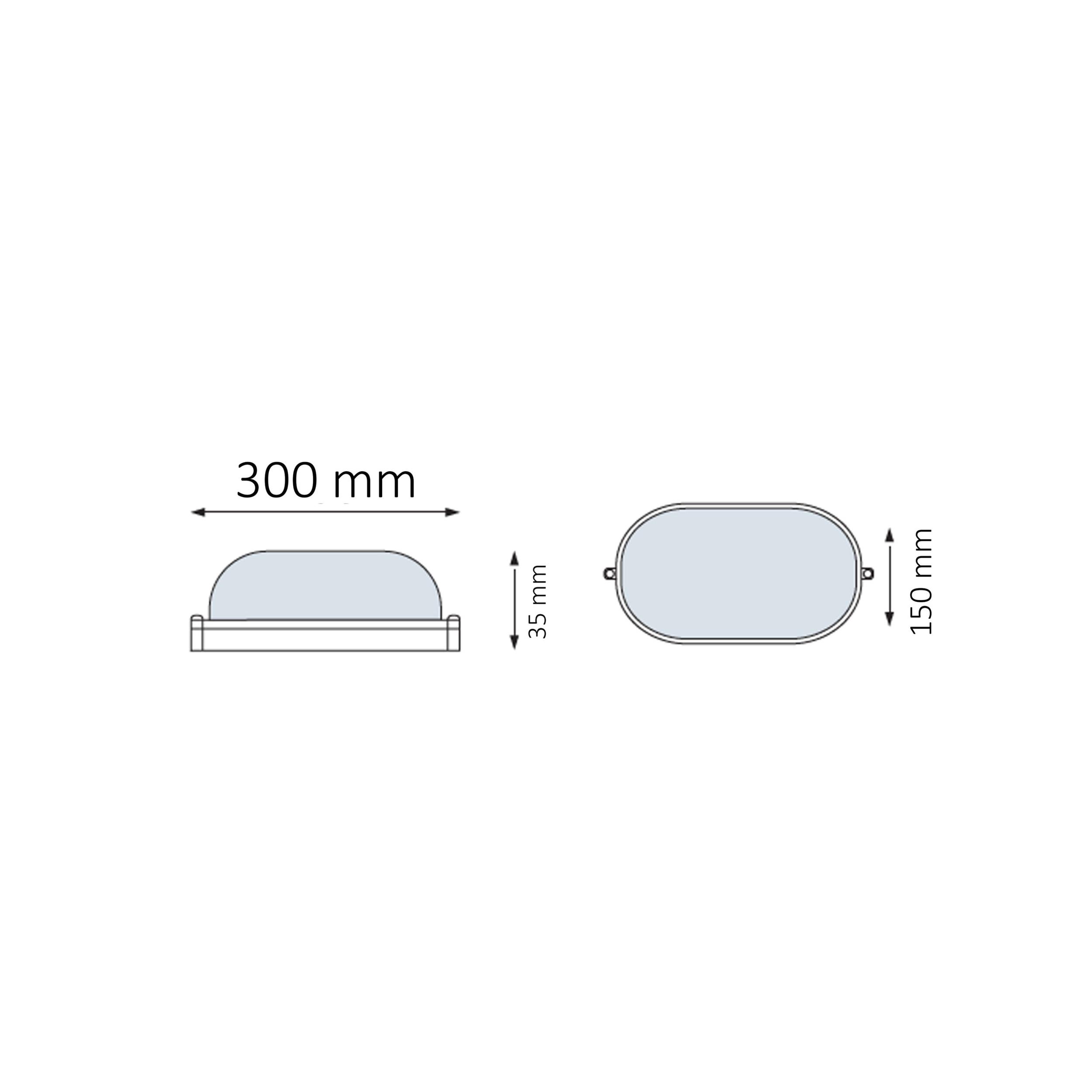 Світлодіодний світильник вологозахищений FARADAY-36 36W IP65 6400К білий — фото 2 з 2