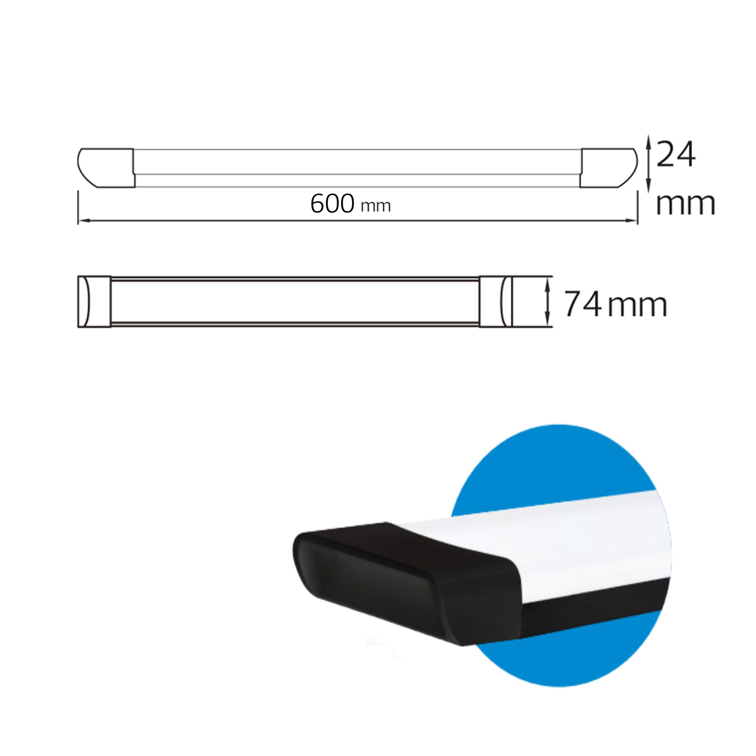Світлодіодний світильник TETRA/SQ-27 27W 6400K — фото 2 з 2