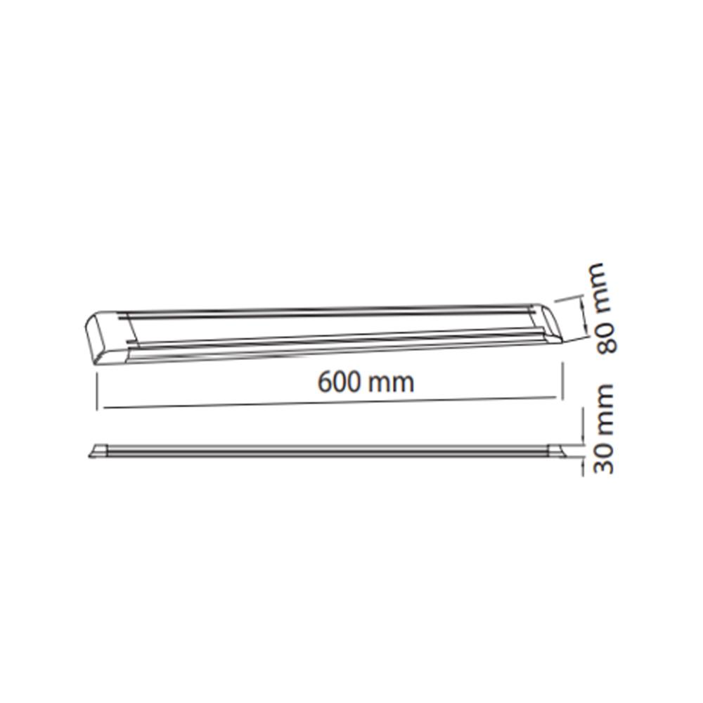 Світлодіодний світильник GAMA-30X 30W 6400K — фото 2 з 2