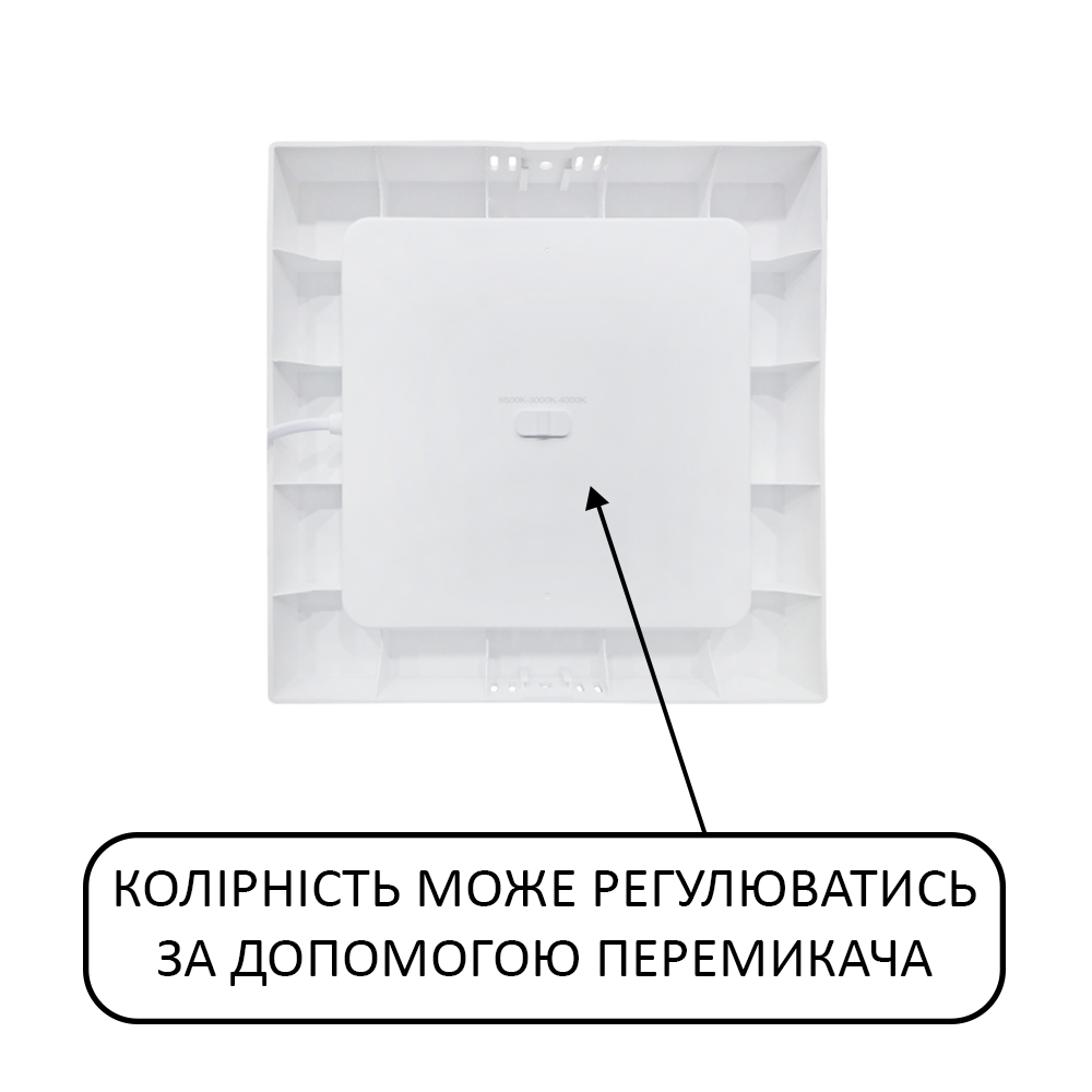 Світлодіодний світильник SELENA-18 3CCT 18W білий — фото 2 з 3