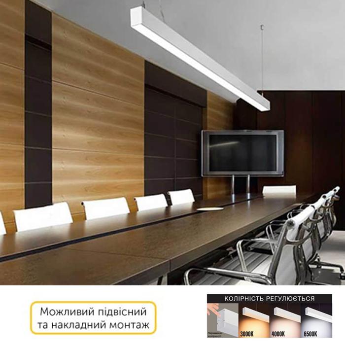 Світлодіодна люстра INNOVA3-40 3CCT 40W чорна — фото 2 з 3