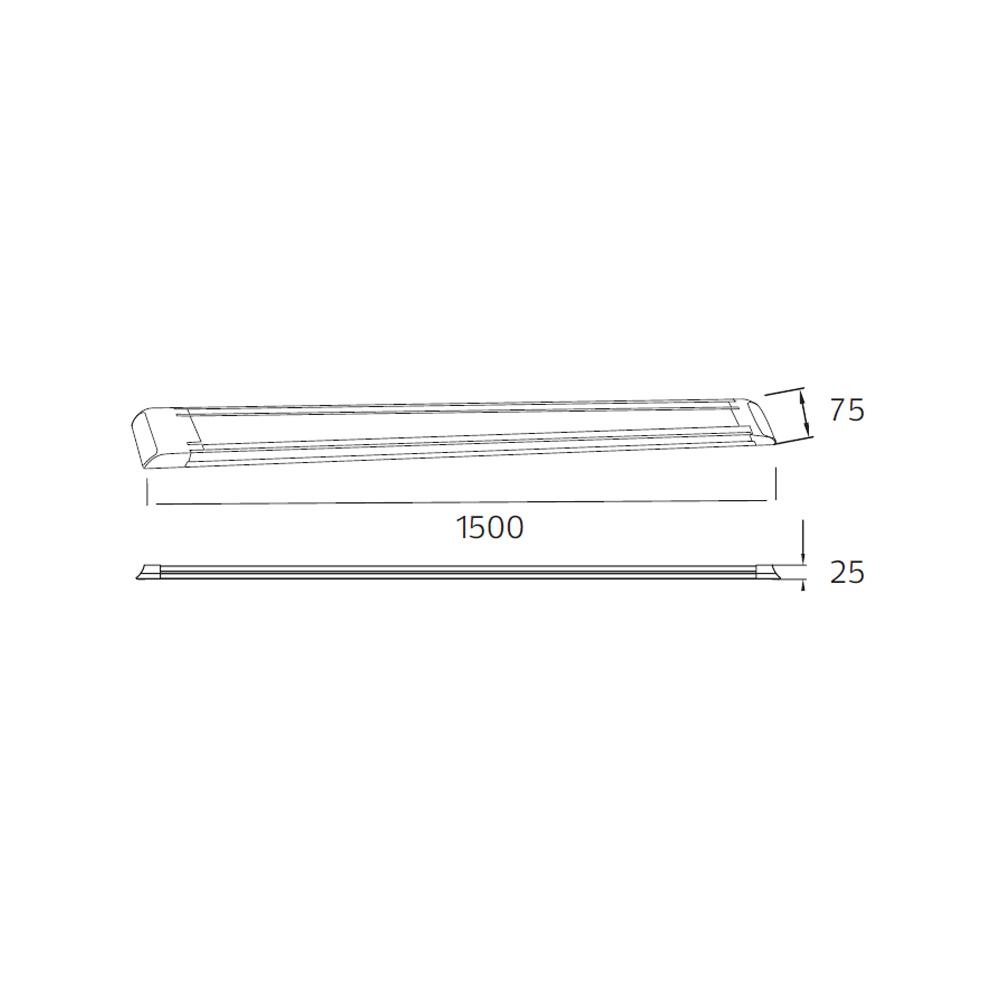 Світлодіодний світильник GAMA-80X 80W 6400K — фото 2 з 3