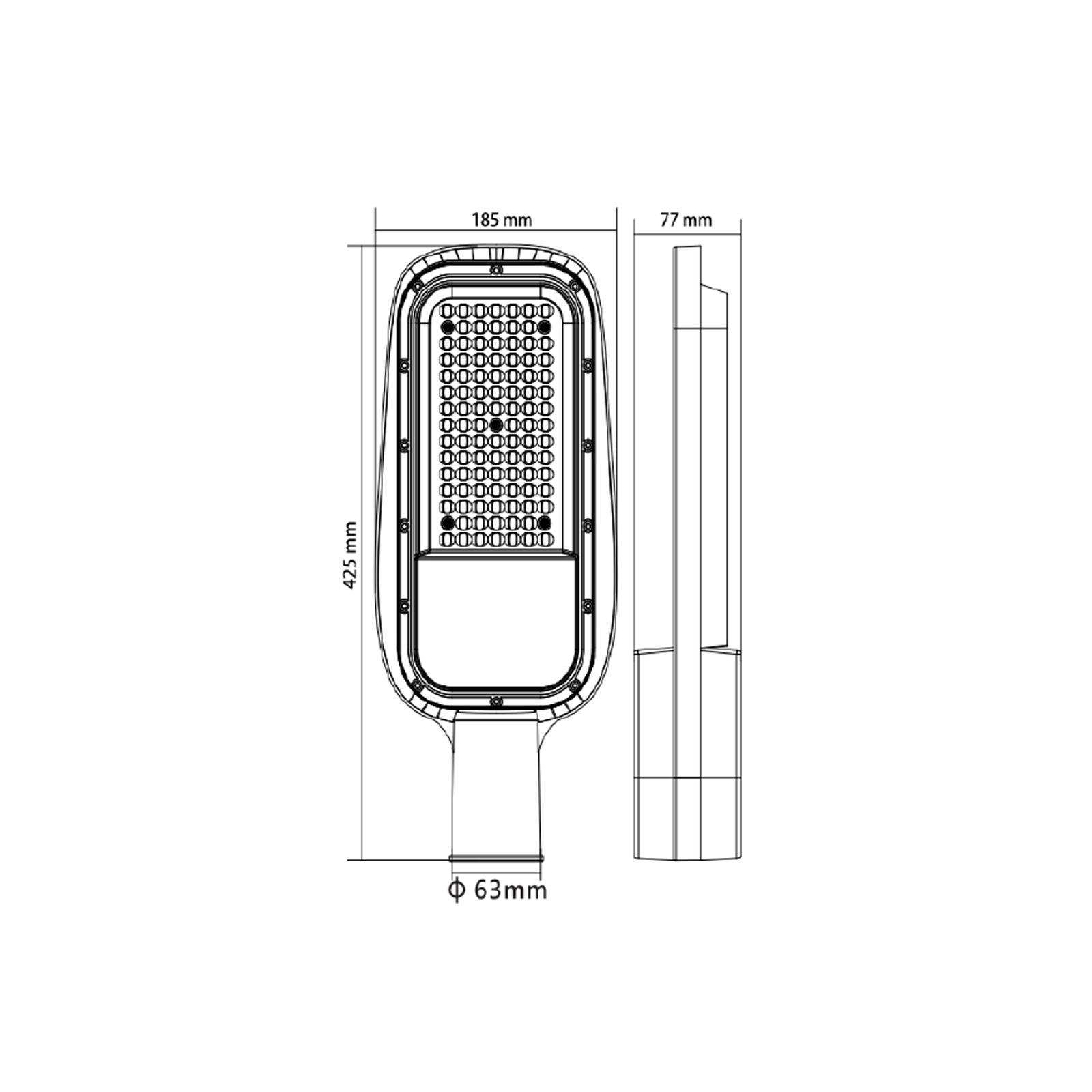 Світлодіодний світильник вуличний TEXAS-100 6400K — фото 2 з 3