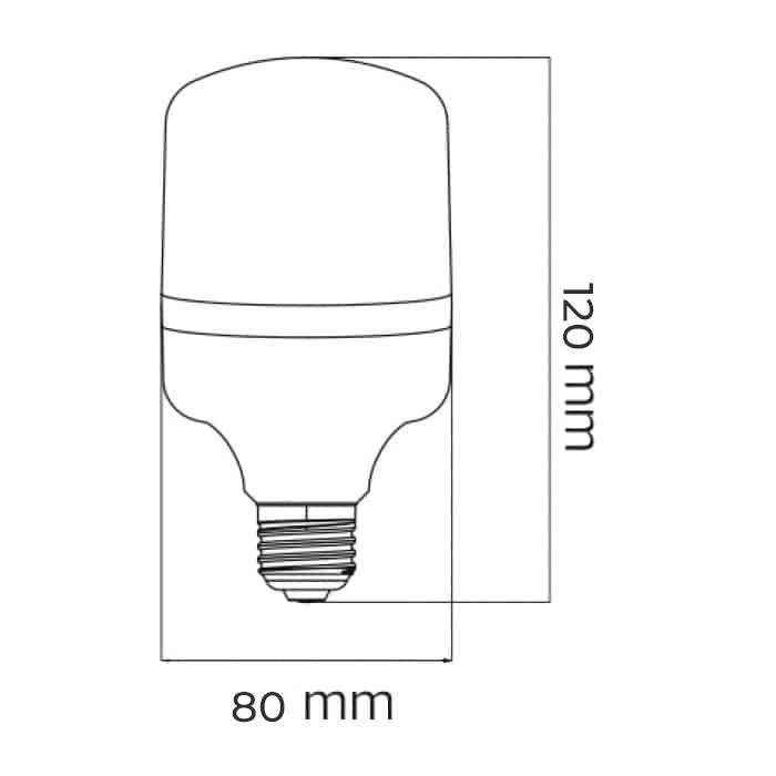 Світлодіодна лампа TORCH NOVO-20 20W E27 6400K — фото 2 з 2
