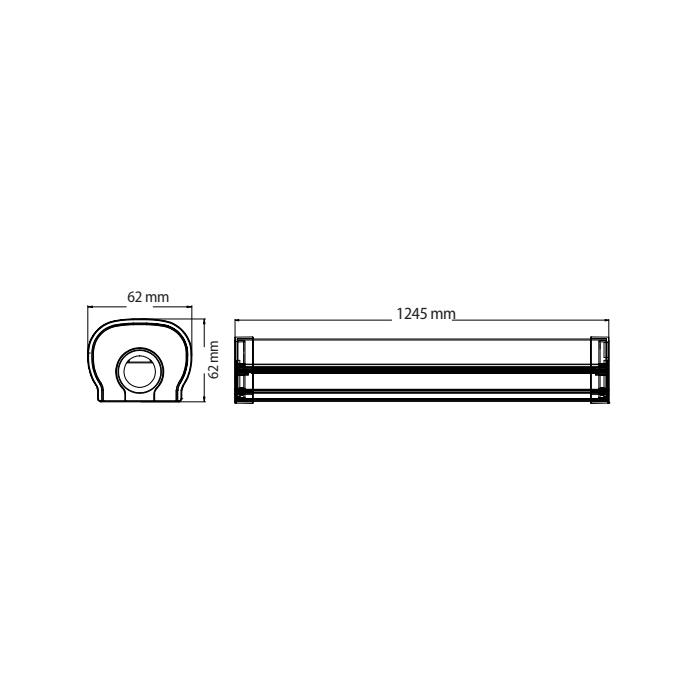 Світлодіодний світильник вологозахищений SAILOR-40 3CCT 40W — фото 2 з 3