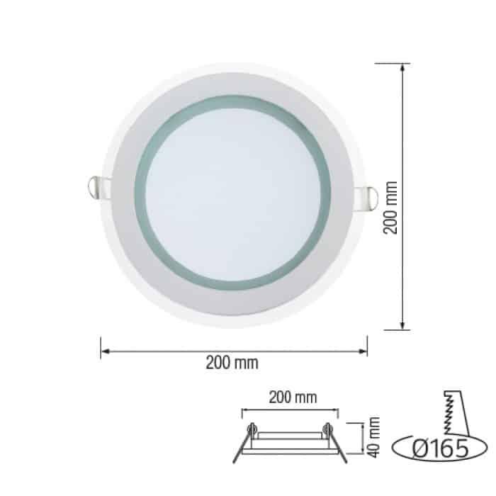 Світлодіодний світильник CLARA-15 15W 4200К — фото 2 з 2