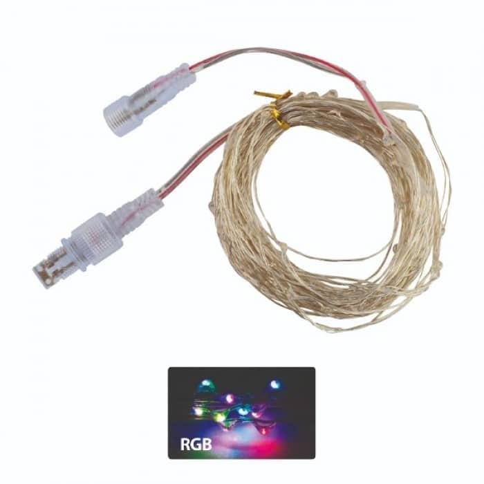 Гірлянда вулична світлодіодна вологозахищена в силіконі MONTANA-RGB — фото 1 з 1