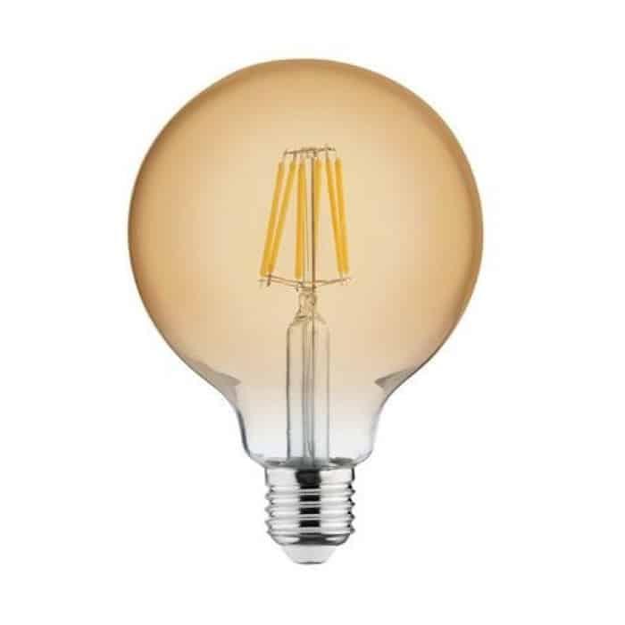 Світлодіодна лампа FILAMENT RUSTIC GLOBE-6 6W E27 2200К — фото 1 з 2