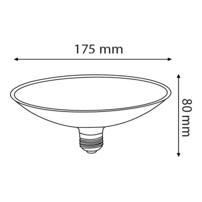 Світлодіодна лампа UFO-15 15W E27 4200K — фото 2 з 2