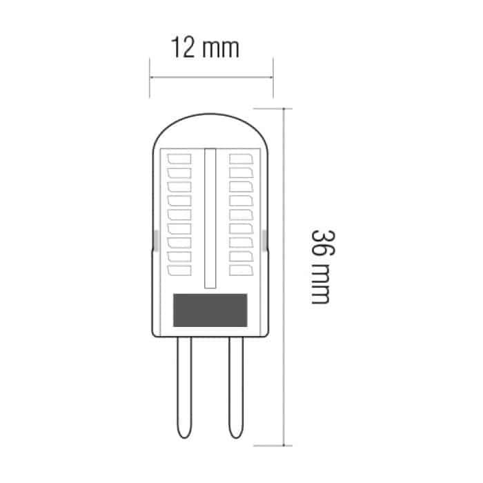 Світлодіодна лампа MICRO-3 3W G4 2700К — фото 2 з 2