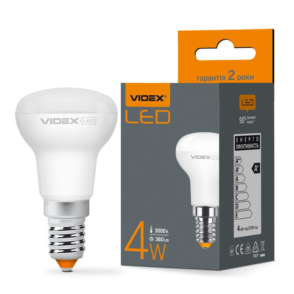 LED лампа VIDEX R39e 4W E14 3000K — фото 1 з 3