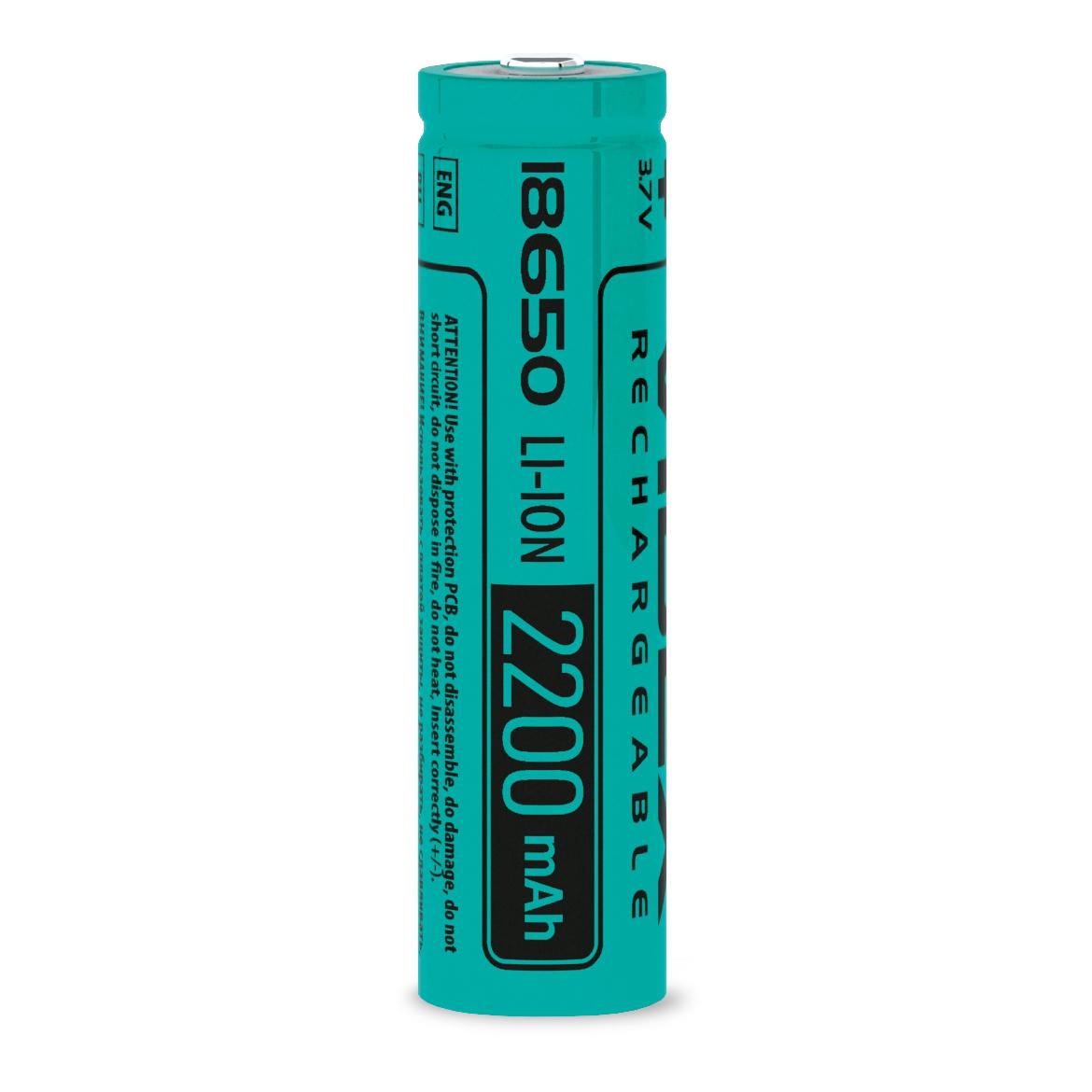Акумулятор Videx літій-іонний 18650 (без захисту) 2200mAh bulk/1шт — фото 2 з 2