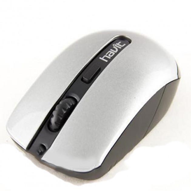 Бездротова миша HAVIT HV-MS989GT Black/Silver (1600 DPI, 4 кл) — фото 2 з 3