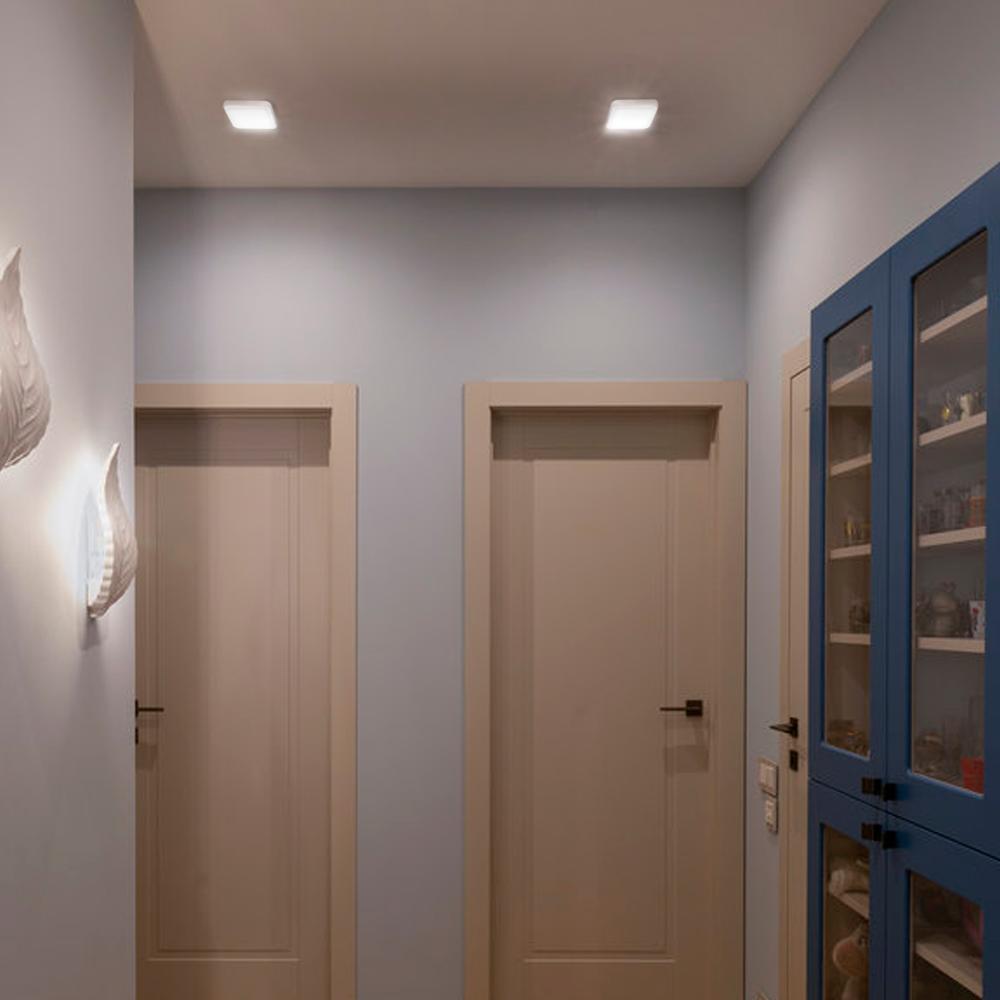 LED Світильник накладний квадрат VIDEX 12W 5000K White — фото 3 з 4