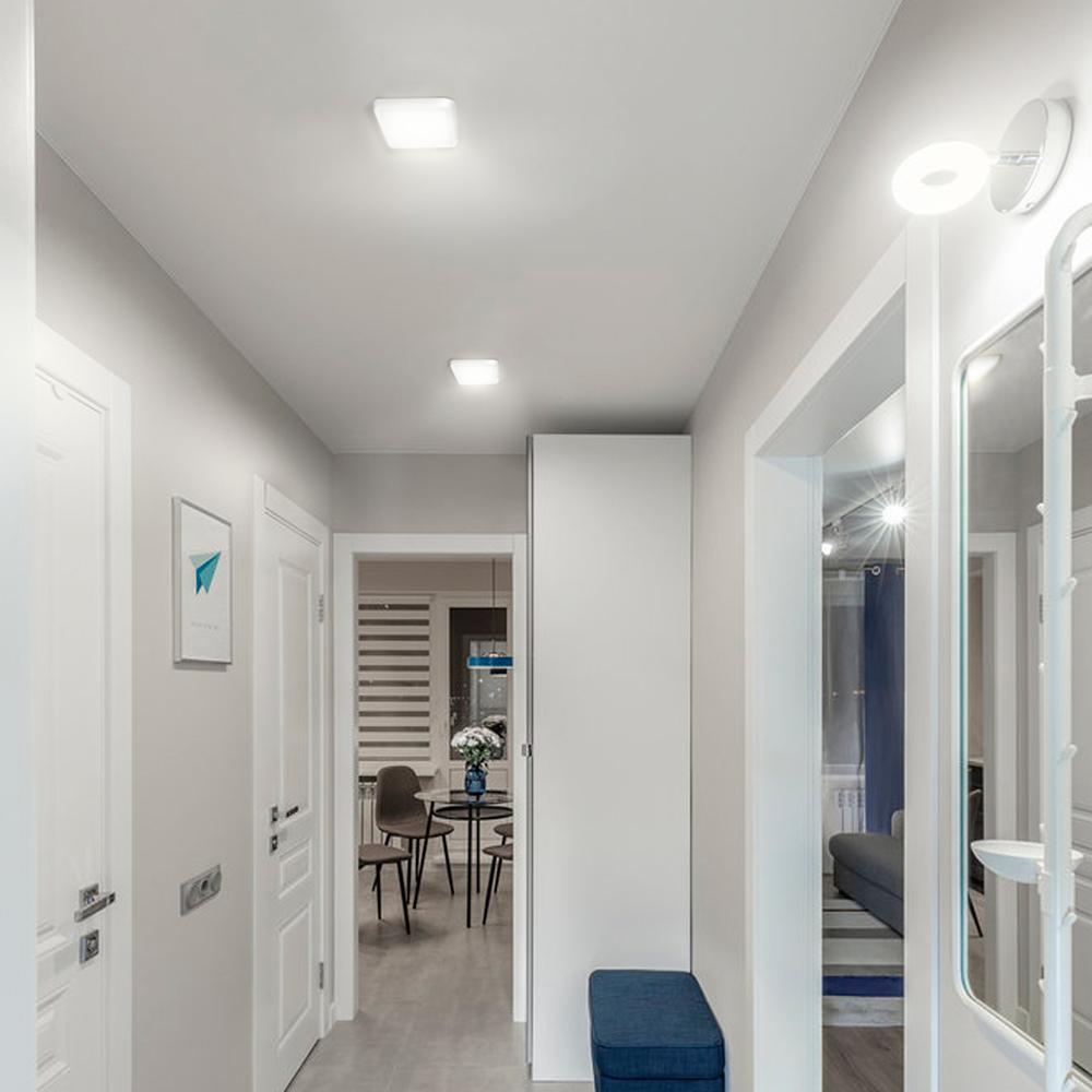 LED Світильник накладний квадрат VIDEX 18W 5000K White — фото 3 з 4