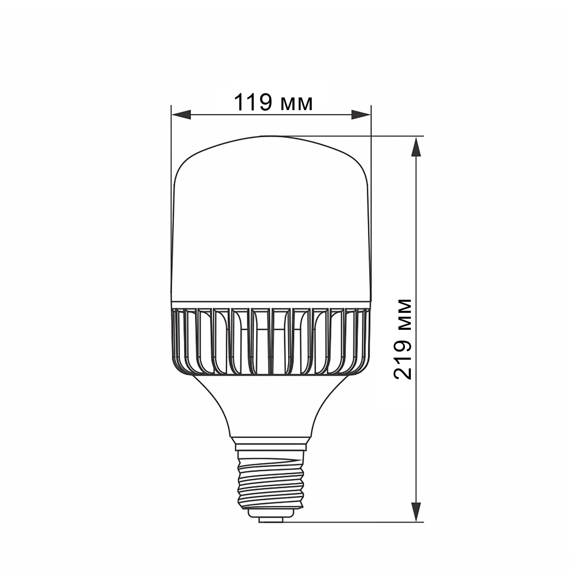 LED лампа VIDEX A118 50W E40 5000K — фото 3 з 3