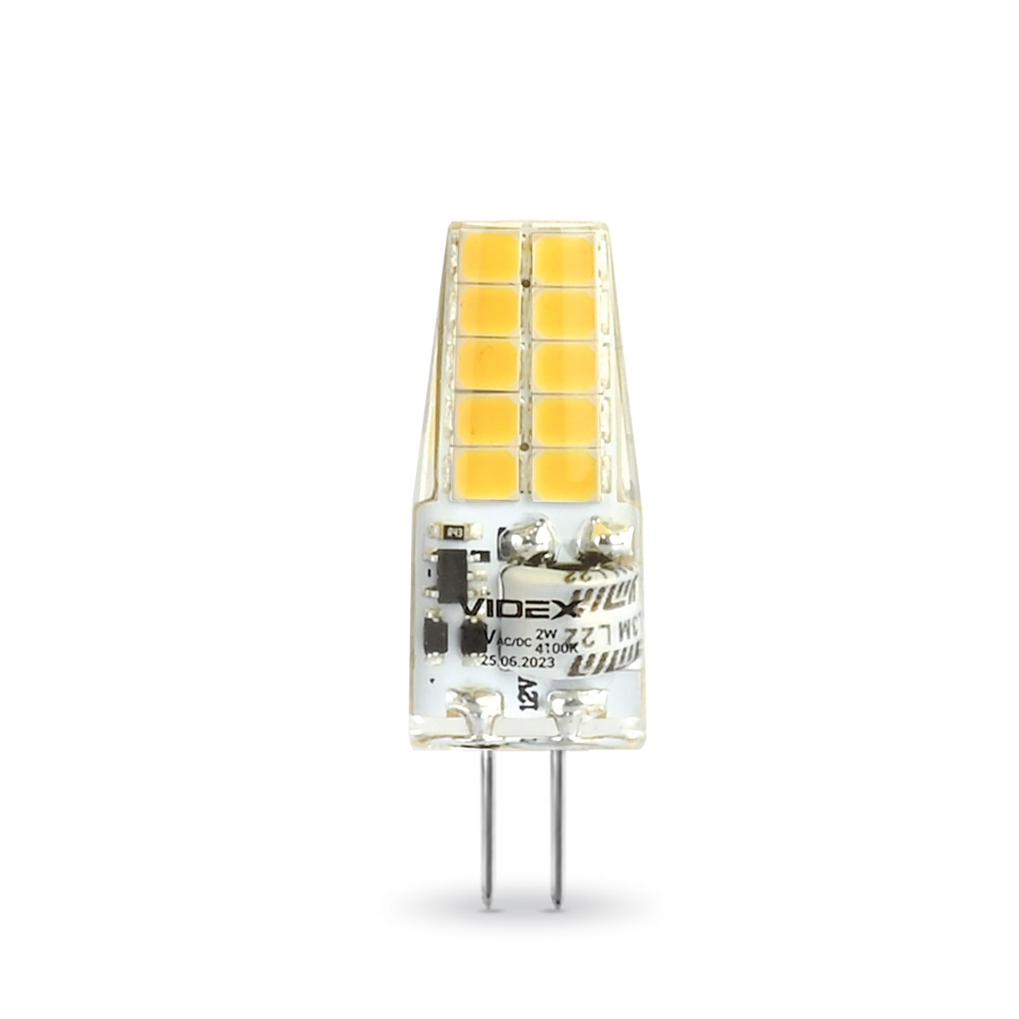 LED лампа VIDEX G4C 12V 2W G4 4100K — фото 2 з 3