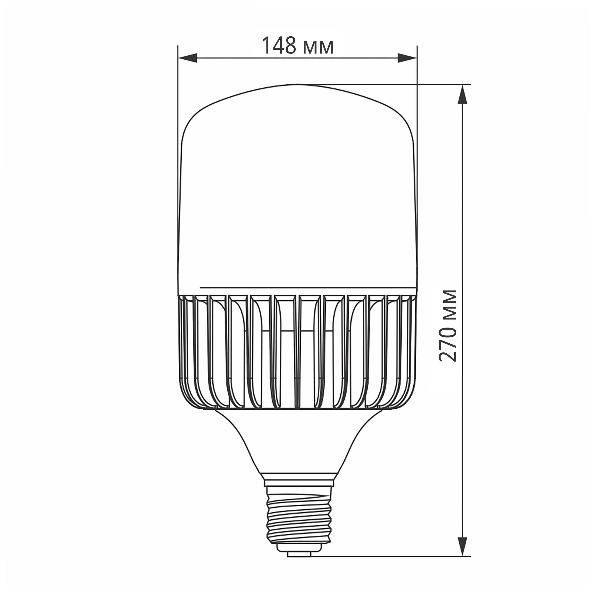 LED лампа VIDEX A145 100W E40 5000K — фото 3 з 3