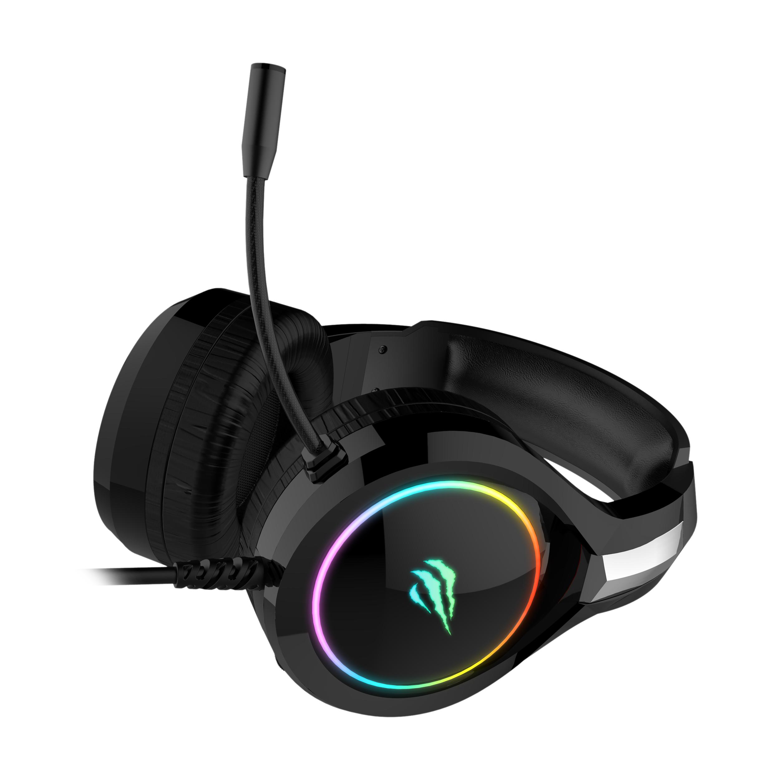Ігрові навушники з мікрофоном HAVIT HV-H2232d USB + 3.5мм — фото 5 з 7