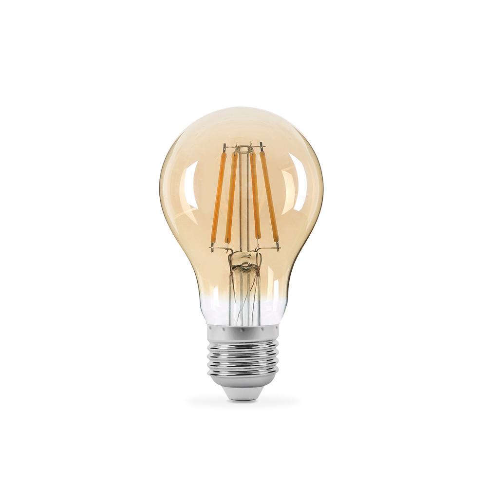 LED лампа TITANUM  Filament A60 7W E27 2200K бронза — фото 2 з 3