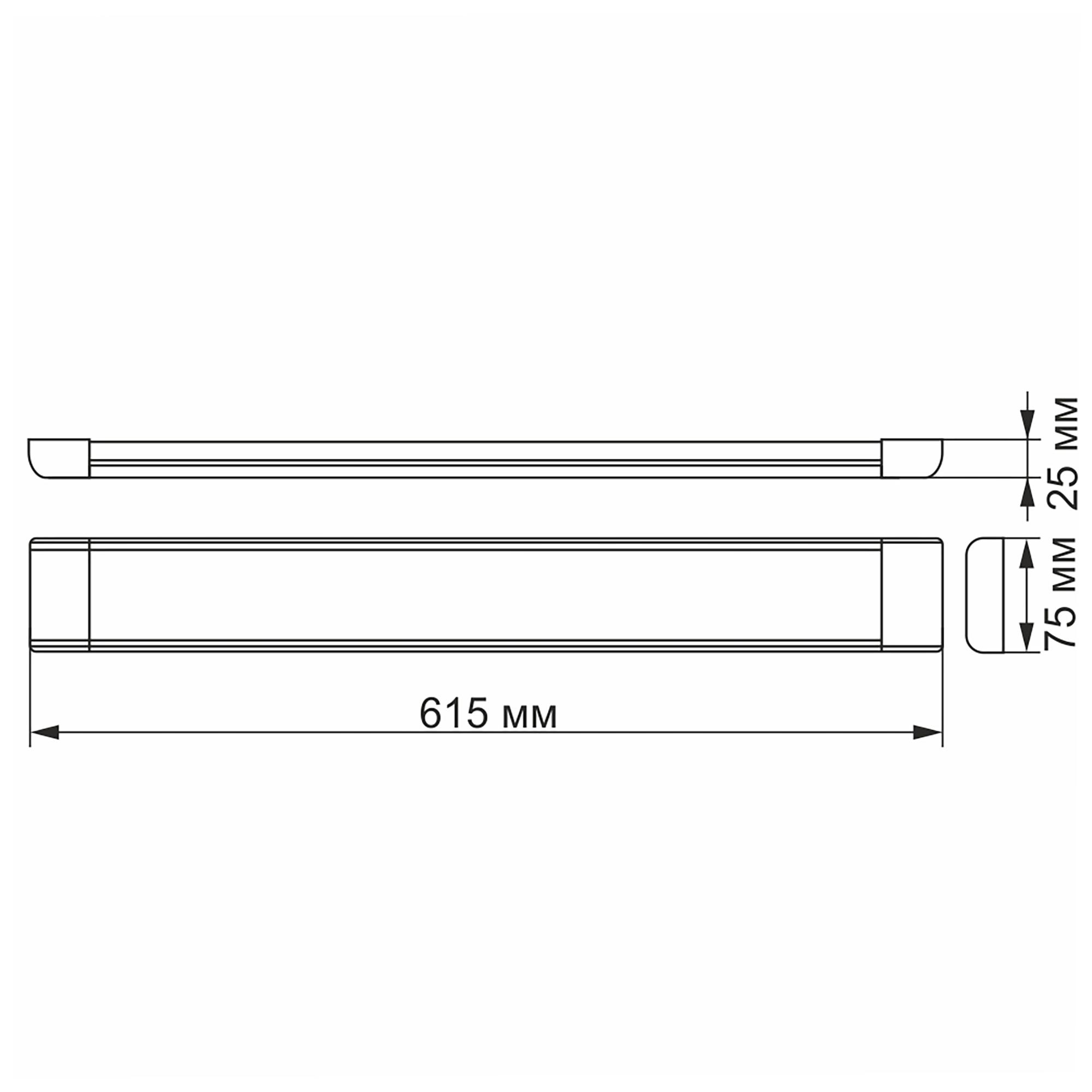 LED світильник лінійний VIDEX 27W 0,6М 5000K — photo 3 of 4