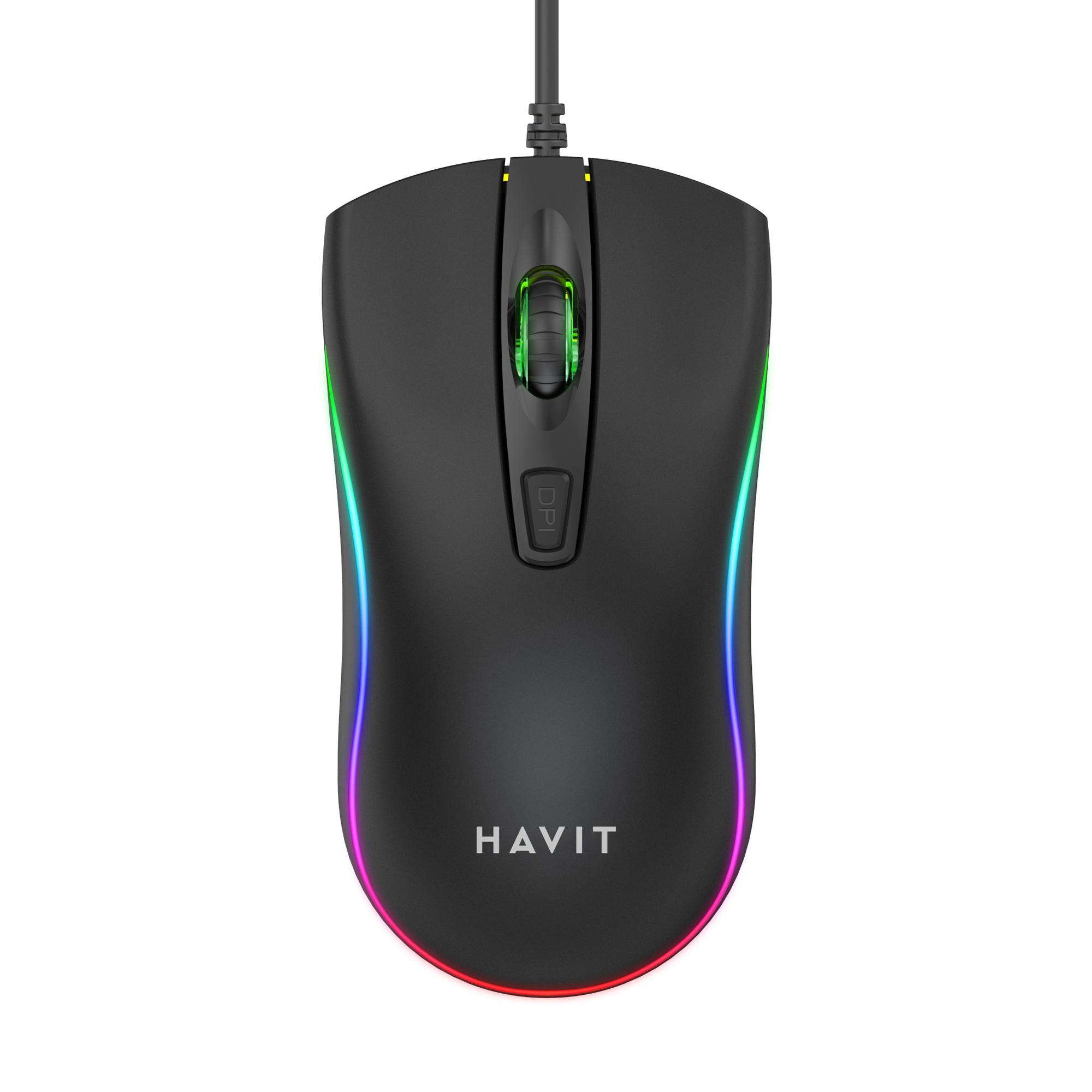 Дротова миша HAVIT HV-MS72 USB (1200 DPI, 4 кл)