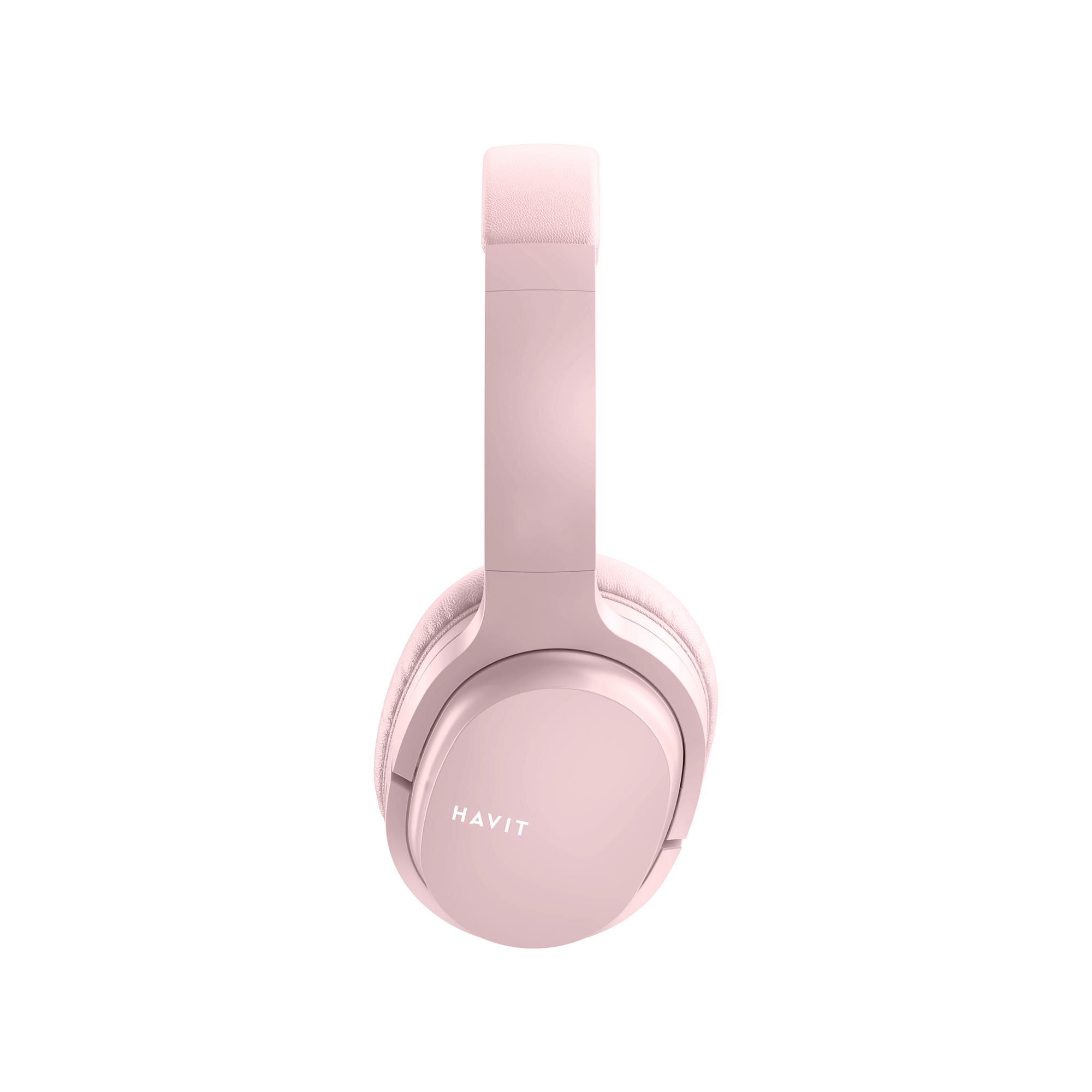 Навушники накладні бездротові HAVIT HV-I62 Deep Pink — фото 4 з 7
