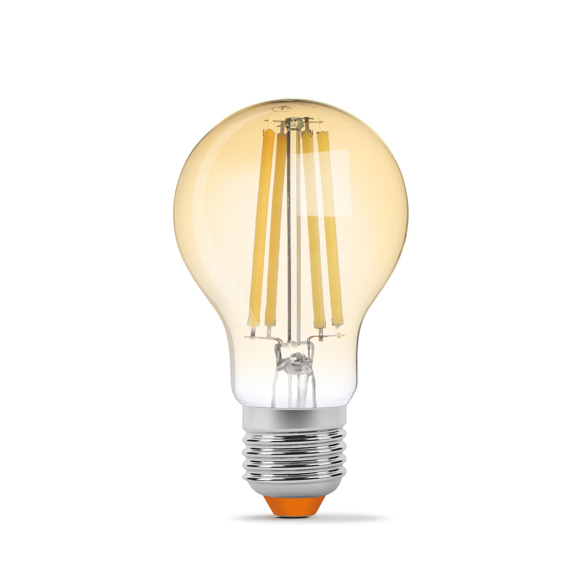 LED лампа VIDEX Filament A60FA 10W E27 2200K бронза — фото 2 з 3