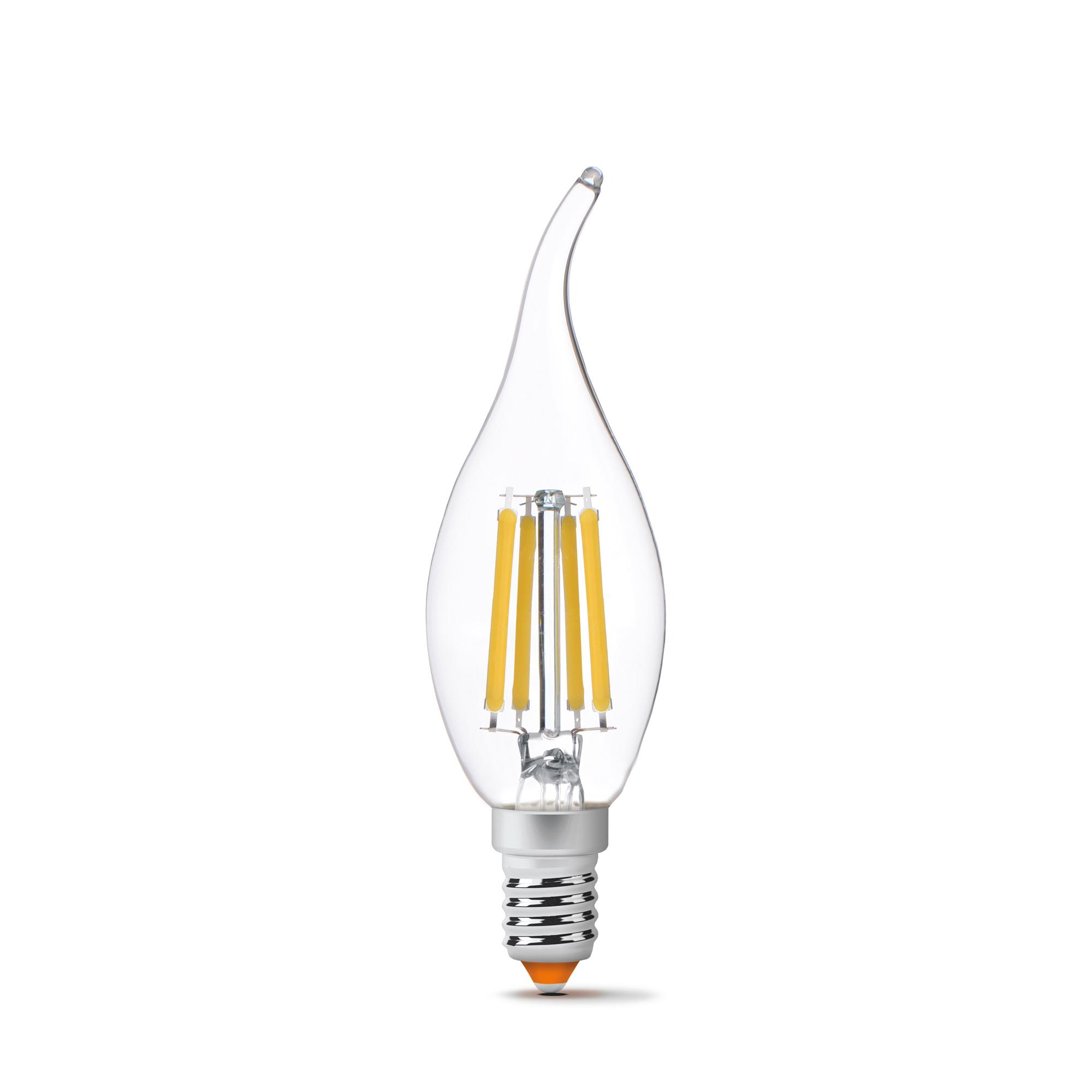 LED лампа VIDEX Filament C37Ft 6W E14 4100K — фото 2 з 3