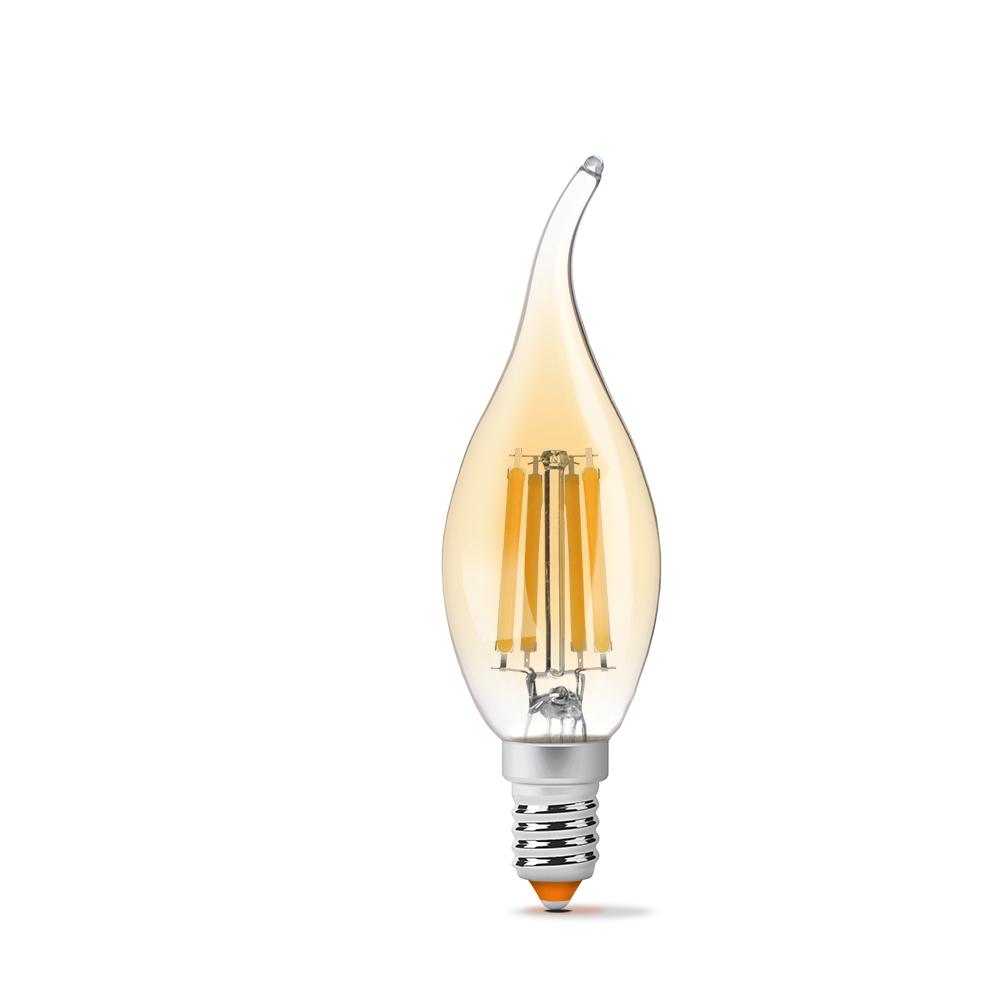 LED лампа VIDEX Filament C37FtA 6W E14 2200K бронза — фото 2 з 4