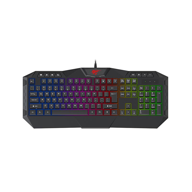 Мембранна ігрова клавіатура дротова HAVIT HV-KB510L — фото 1 з 4