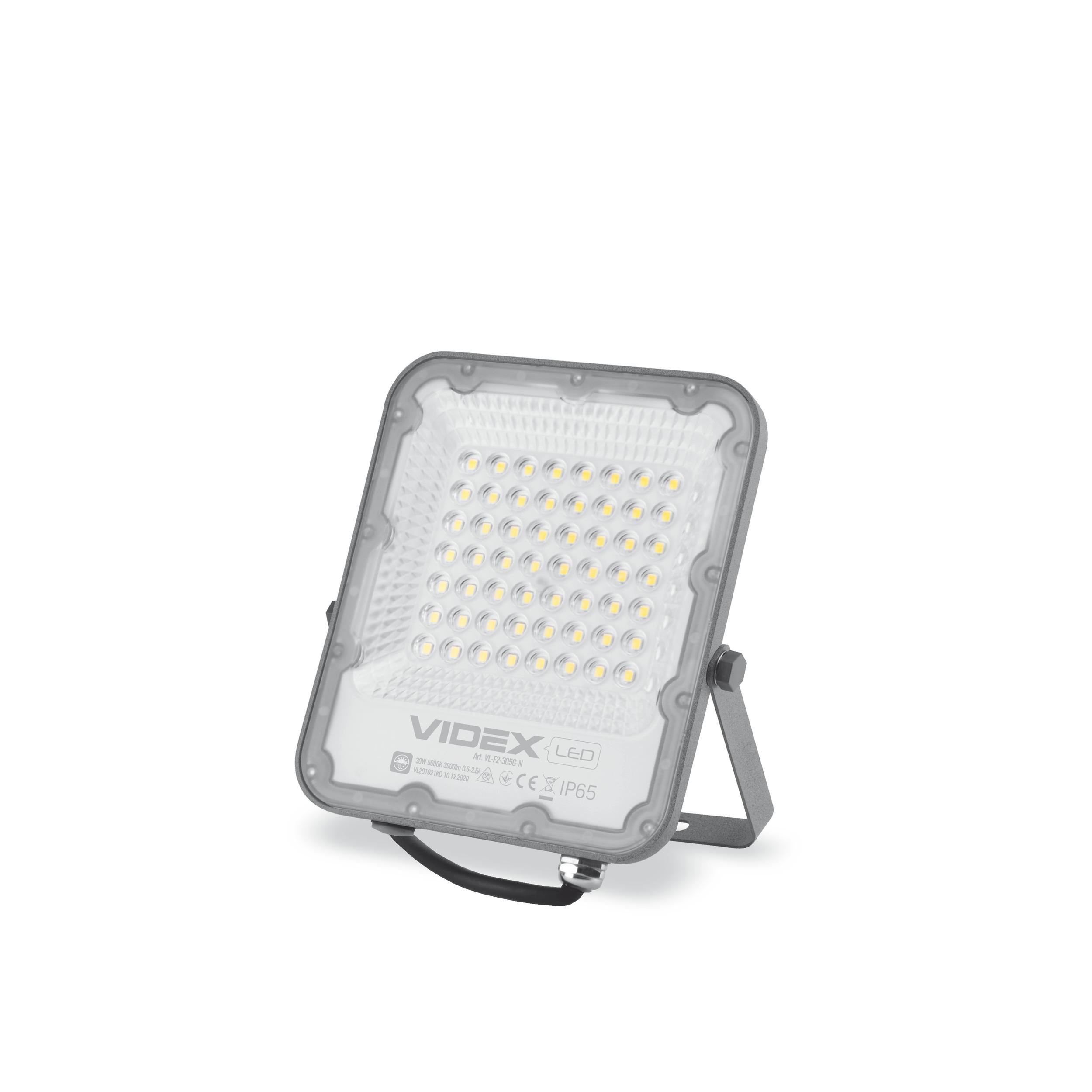 LED прожектор VIDEX PREMIUM F2 30W 5000K День-ніч — фото 2 з 3