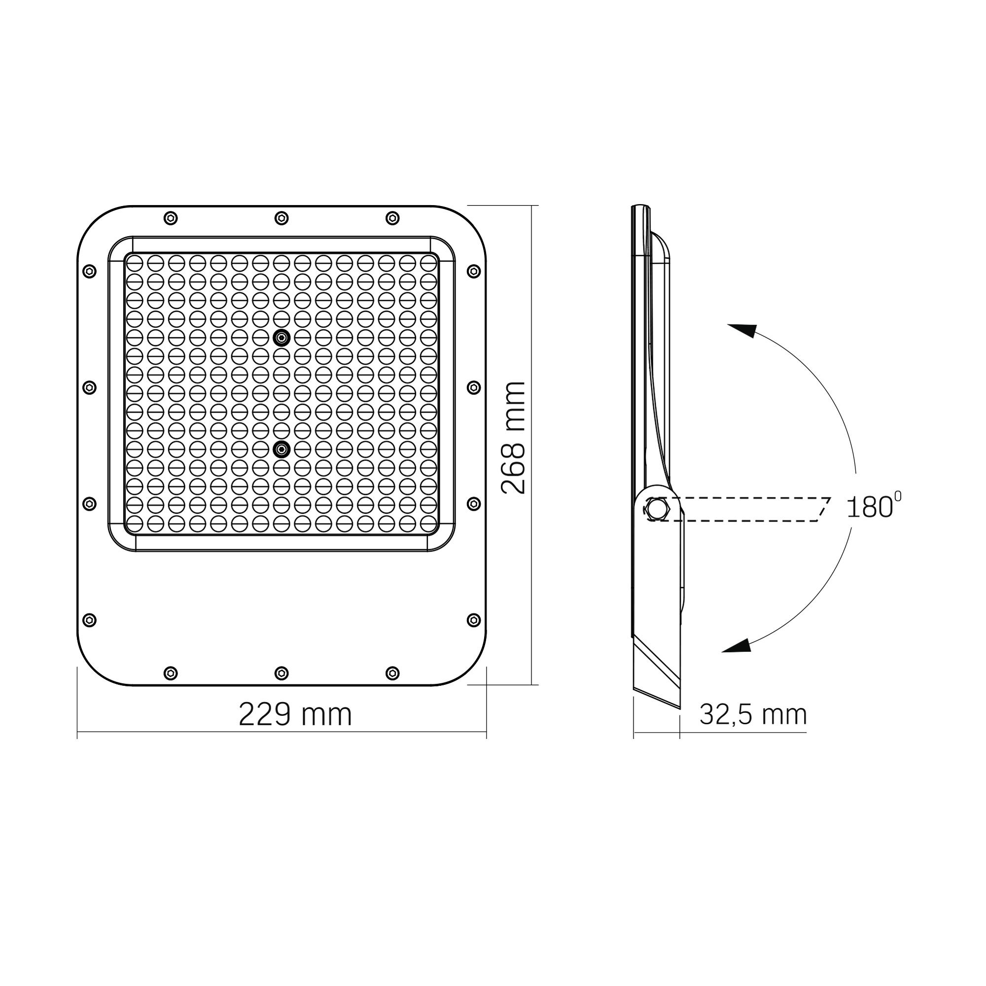 LED прожектор VIDEX PREMIUM F2 150W 5000K — фото 7 з 7