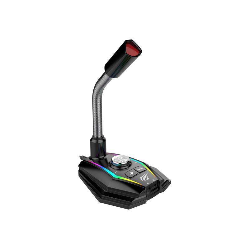 Мікрофон для комп'ютера ігровий HAVIT HV-GK56 USB RGB — фото 1 з 4
