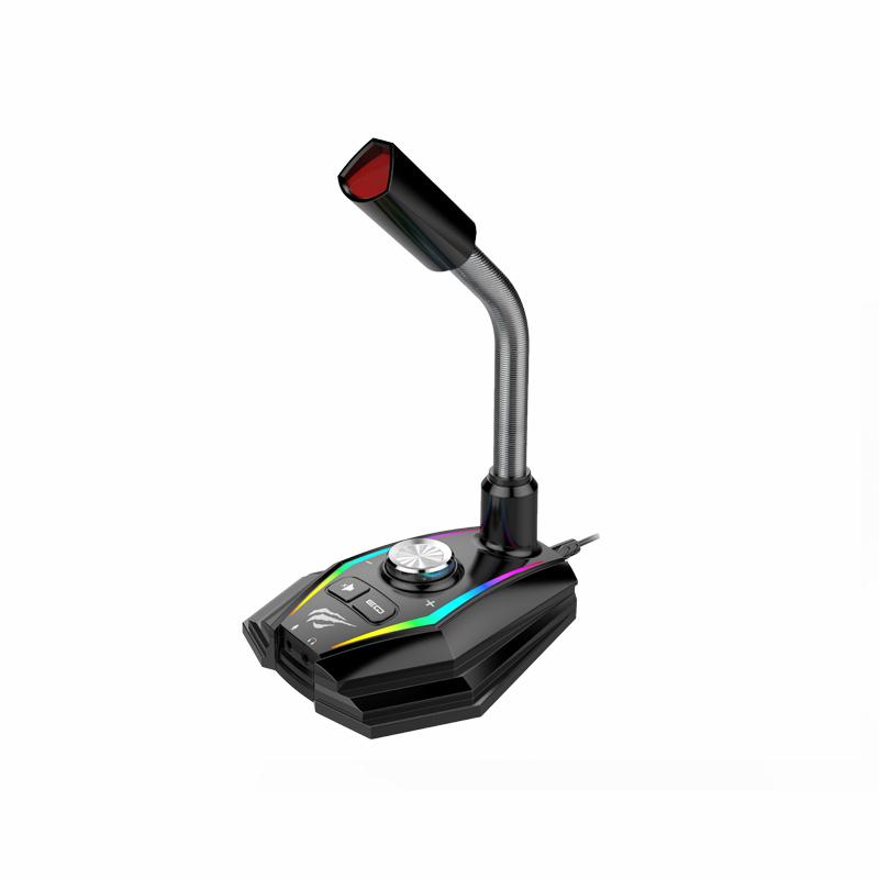 Мікрофон для комп'ютера ігровий HAVIT HV-GK56 USB RGB — фото 2 з 4