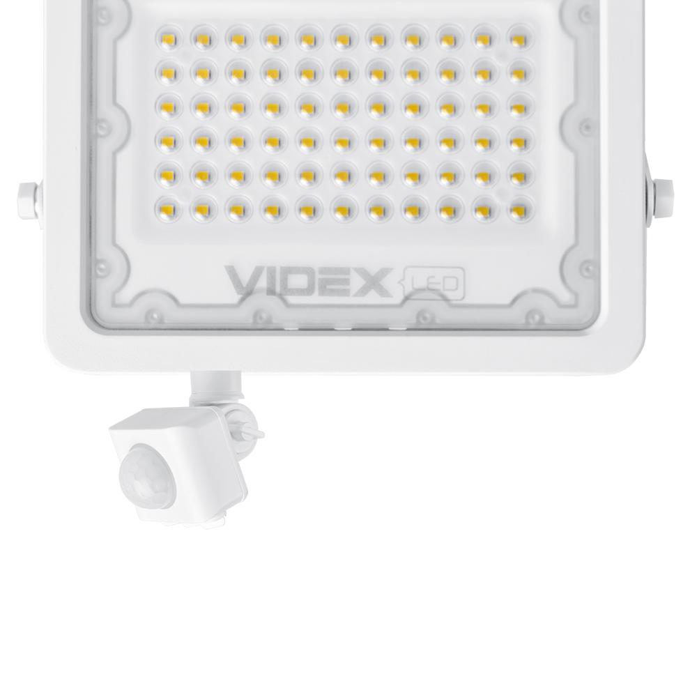 LED прожектор VIDEX F2e 50W 5000K з датчиком руху та освітленості — фото 4 з 7
