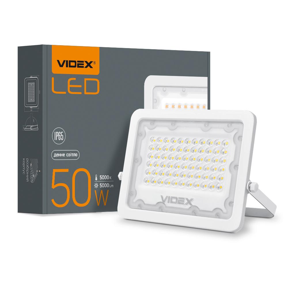 LED прожектор VIDEX F2e 50W 5000K — фото 1 з 5