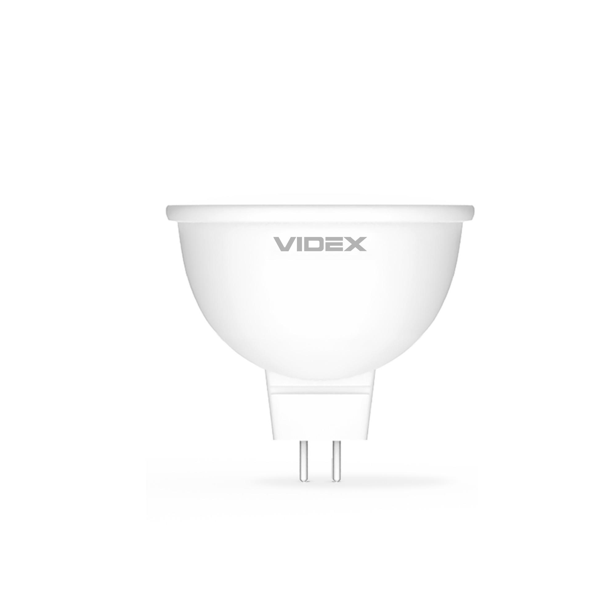 LED лампа VIDEX MR16e 8W GU5.3 4100K — фото 2 з 3