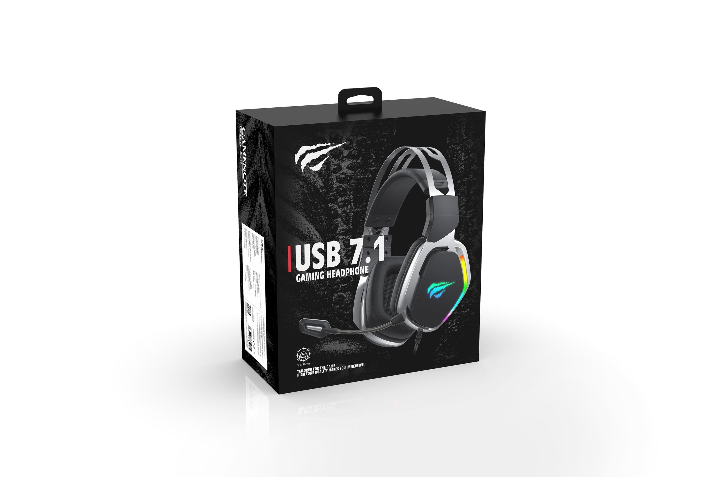 Ігрові навушники з мікрофоном HAVIT HV-H2018U Plug USB 7.1 — фото 7 з 7
